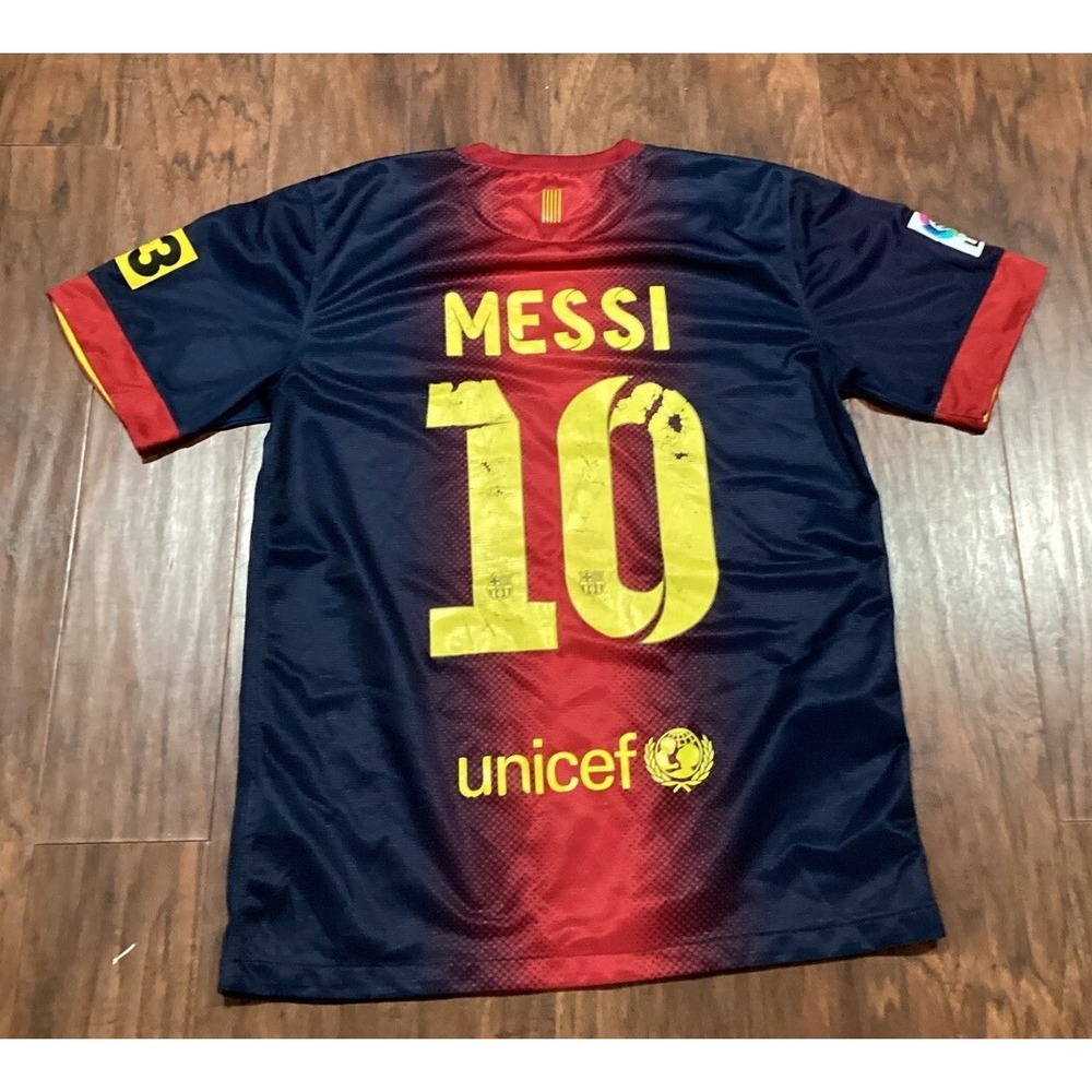 Lionel Messi - Nike  FC Barcelona Home Gradient Jersey Size‎ Medium